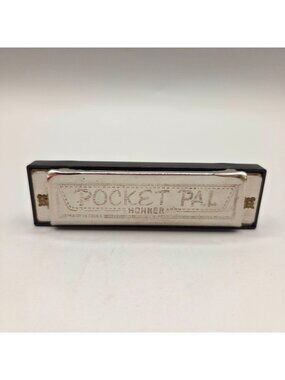 Hohner Pocket Pal Harmonica Key Of C Stainless Steel
